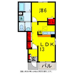 グランシューの物件間取画像